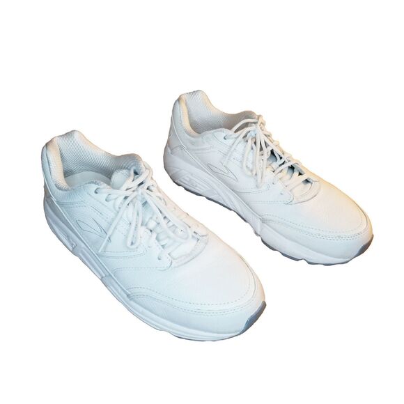 Brooks Addiction Walker Men's Size 12.5 White Walking Shoes Sneakers 1100391D111 - Picture 2 of 6
